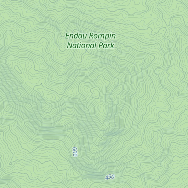 Map of Gunung Tiong