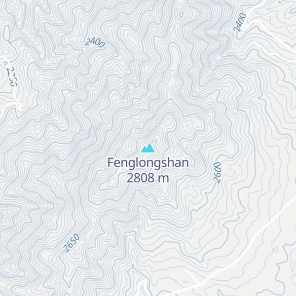 Map of Fenglongshan