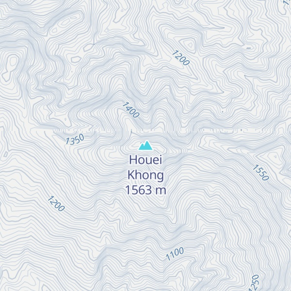 Map of Houei Khong