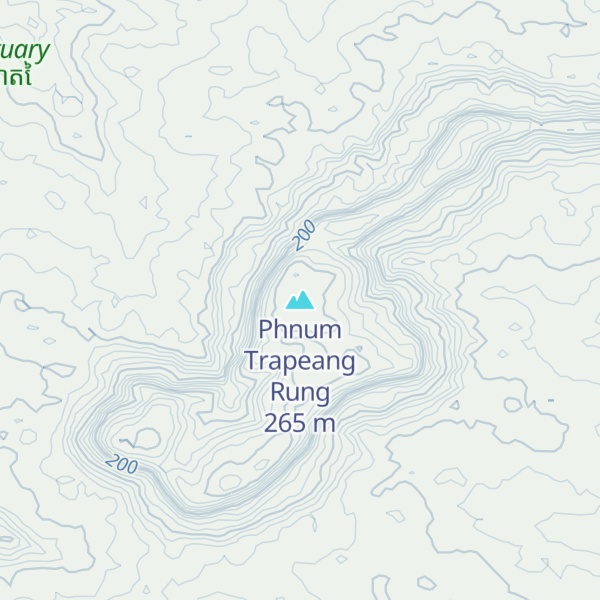 Map of Phnum Trapeang Rung