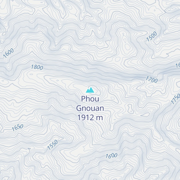 Map of Phou Gnouan