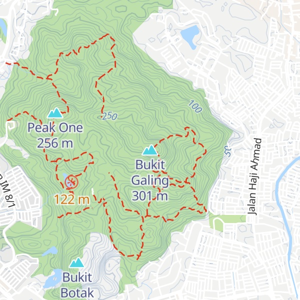 Map of Bukit Galing