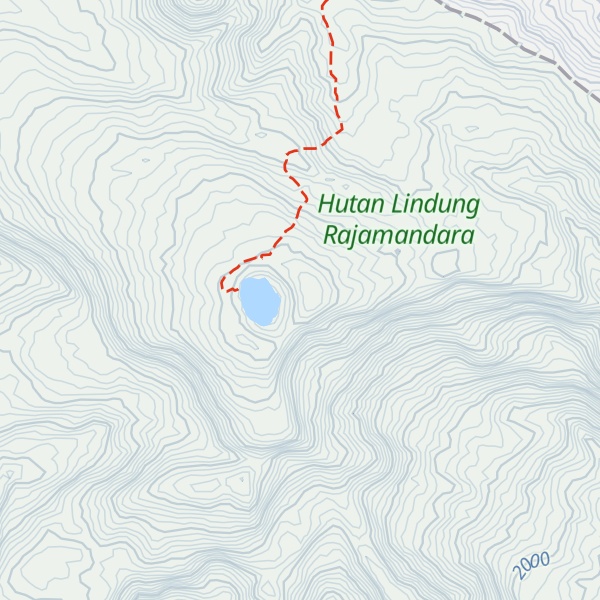 Map of Bukit Belirang