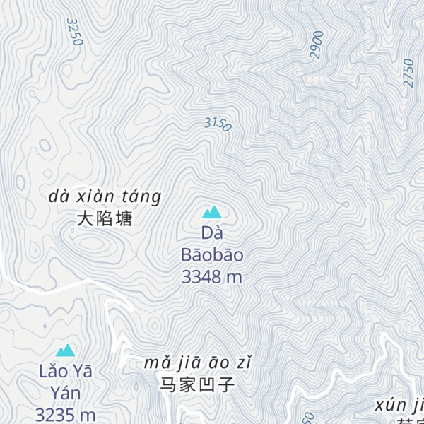 Map of Dà Bāobāo
