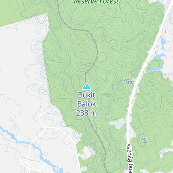 Map of Bukit Balok