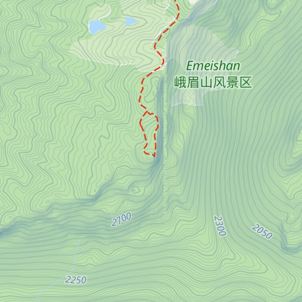 Map of Wàn Fó Dǐng