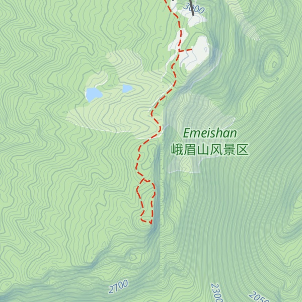 Map of Qiān Fó Dǐng