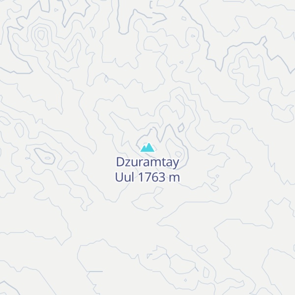 Map of Dzuramtay Uul