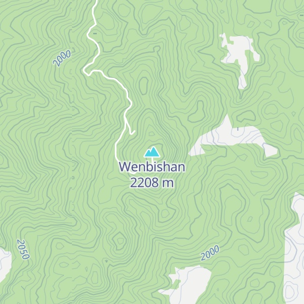 Map of Wenbishan