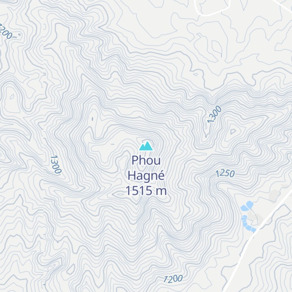 Map of Phou Hagné