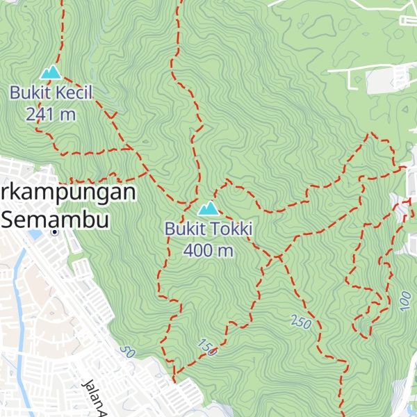 Map of Bukit Tokki