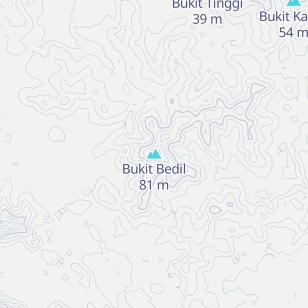 Map of Bukit Bedil