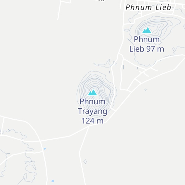 Map of Phnum Trayang