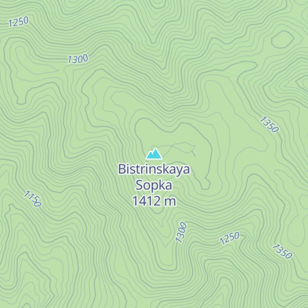 Map of Bistrinskaya Sopka