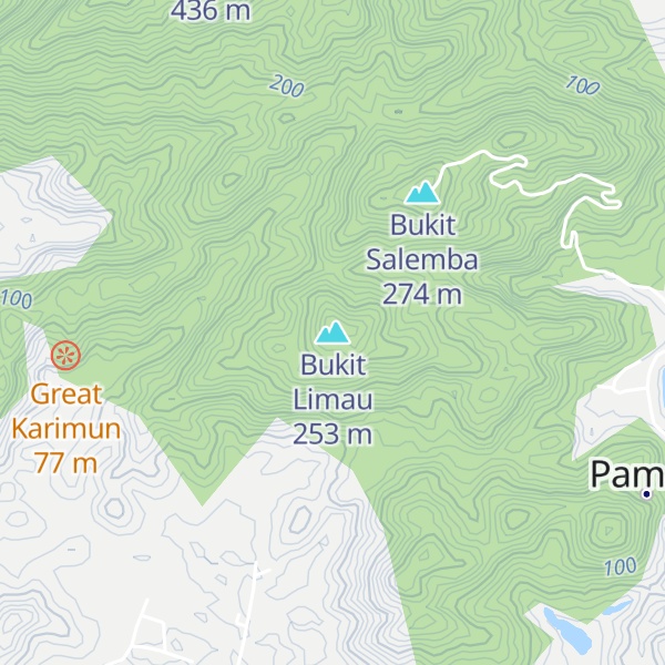 Map of Bukit Limau