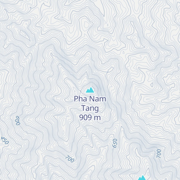Map of Pha Nam Tang