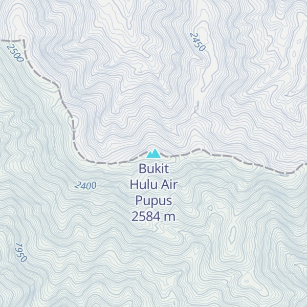 Map of Bukit Hulu Air Pupus