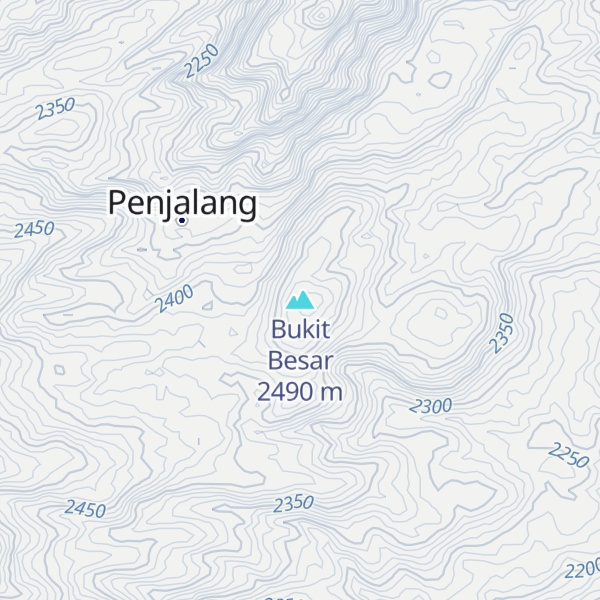Map of Bukit Besar