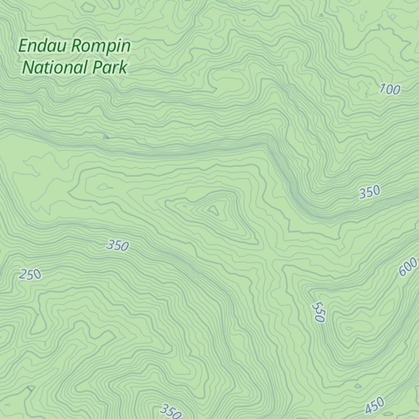 Map of Gunung Janing Barat