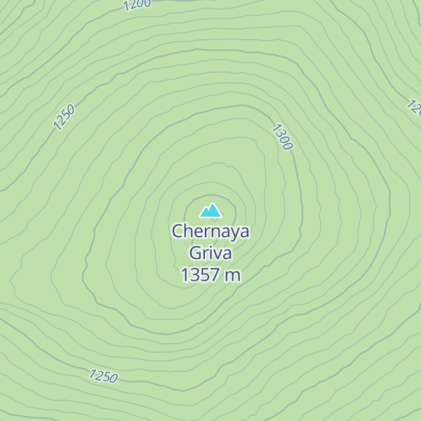 Map of Chernaya Griva