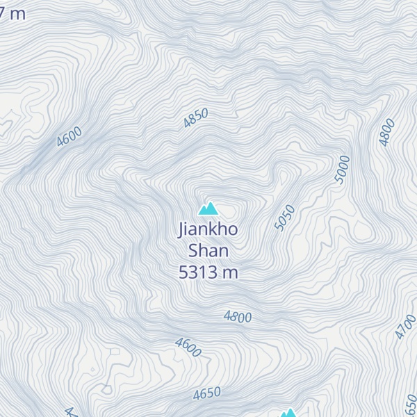 Map of Jiankho Shan