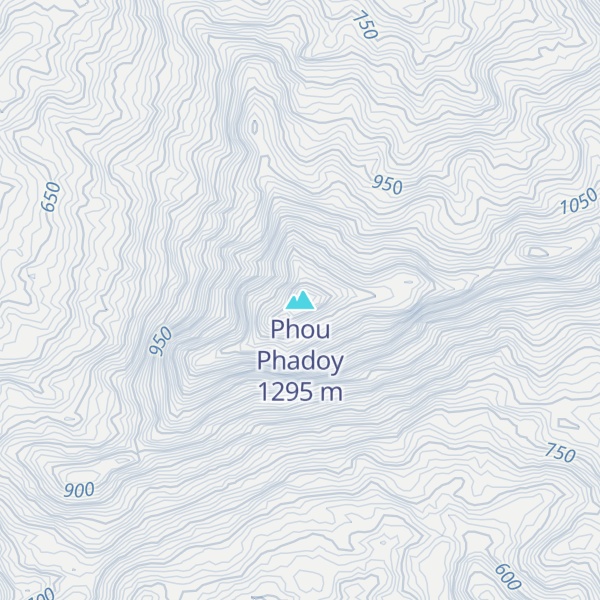 Map of Phou Phadoy