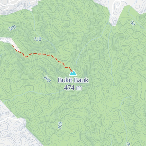 Map of Bukit Bauk