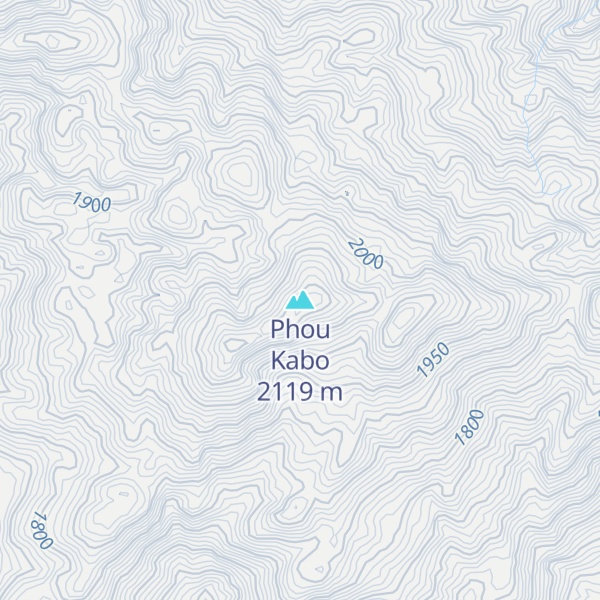 Map of Phou Kabo