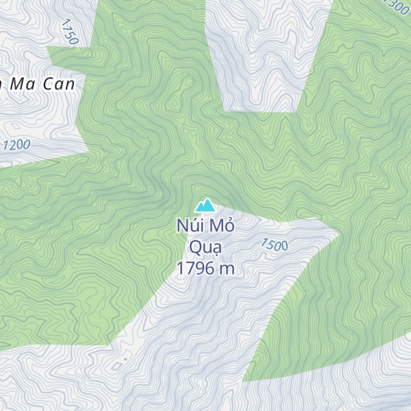Map of Núi Mỏ Quạ