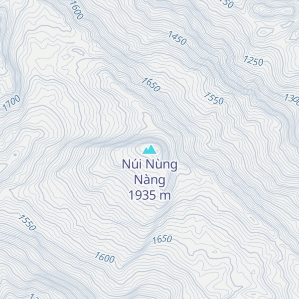 Map of Núi Nùng Nàng