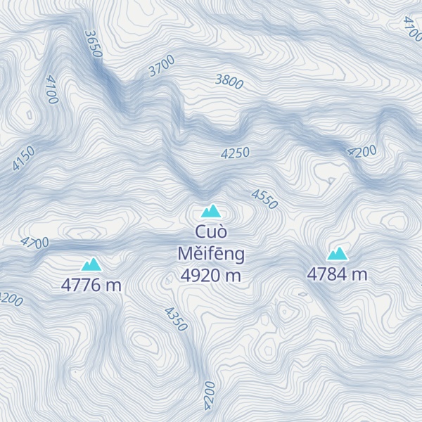 Map of Cuò Měifēng