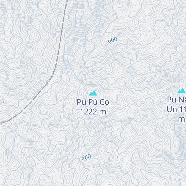 Map of Pu Pú Cọ