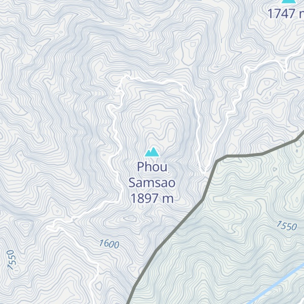 Map of Phou Samsao