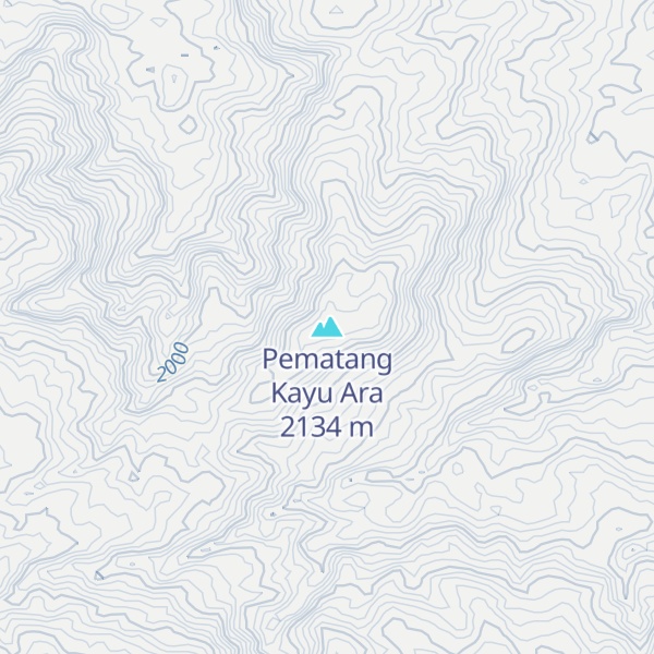 Map of Pematang Kayu Ara