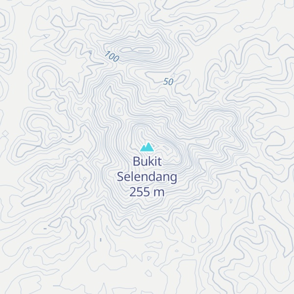 Map of Bukit Selendang