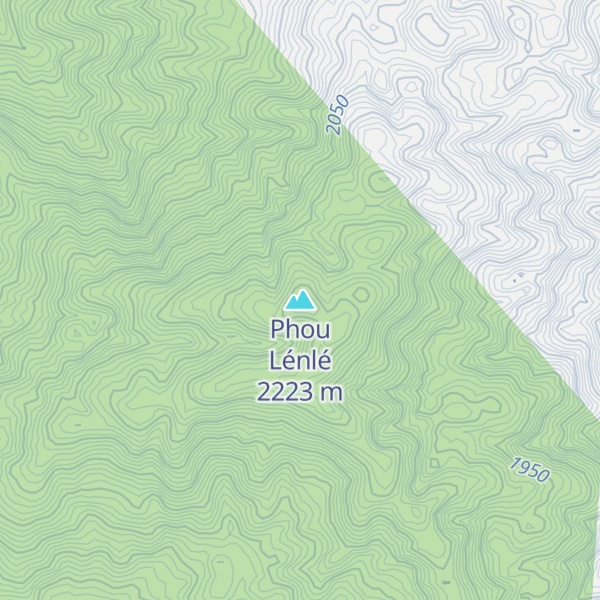 Map of Phou Lénlé