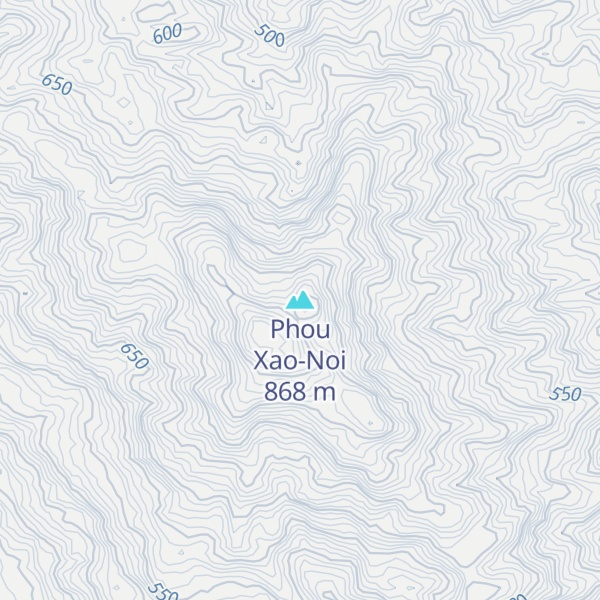 Map of Phou Xao-Noi