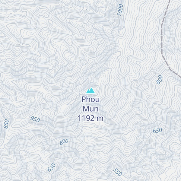 Map of Phou Mun