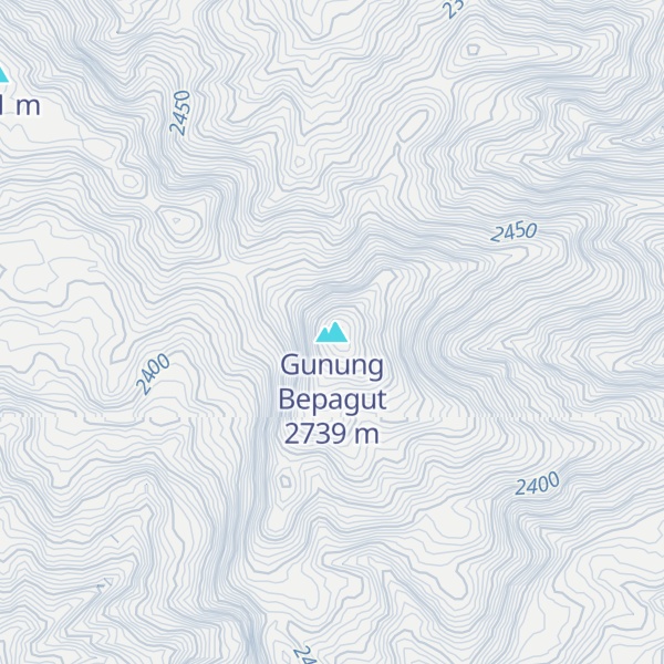 Map of Gunung Bepagut