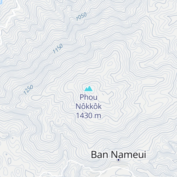 Map of Phou Nôkkôk