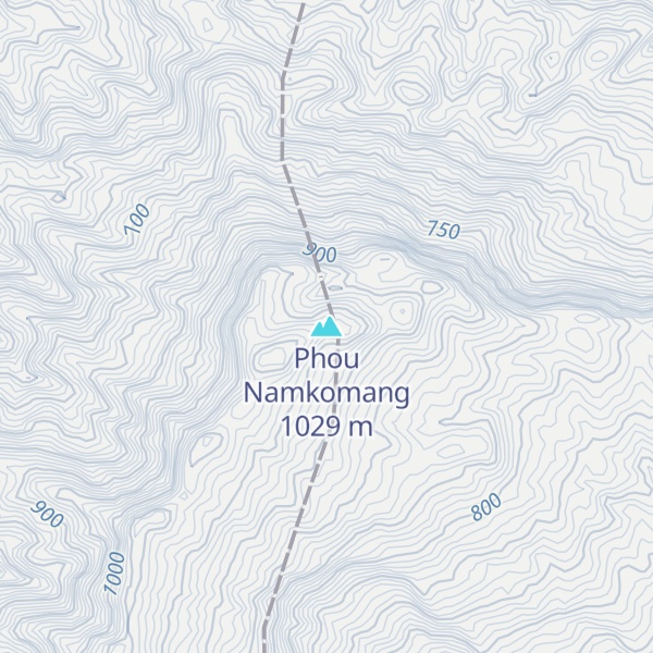 Map of Phou Namkomang