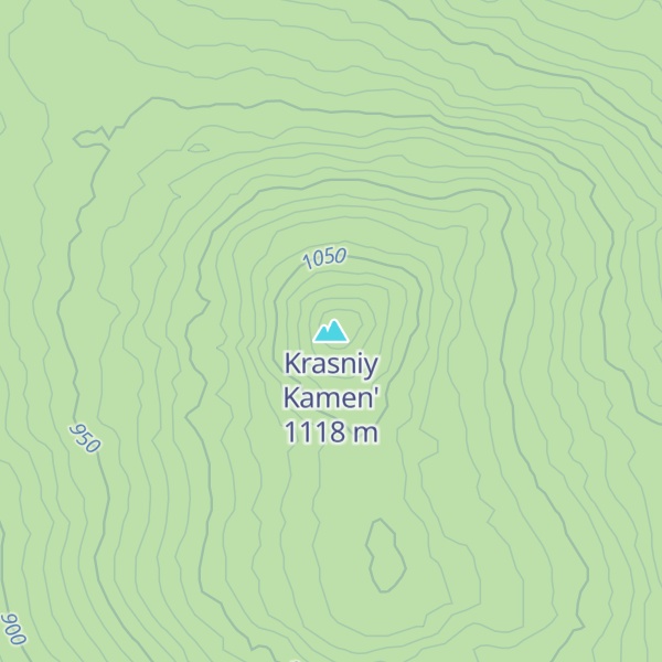 Map of Krasniy Kamen'