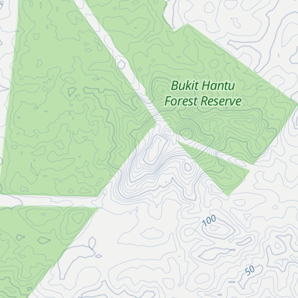 Map of Bukit Hantu Barat