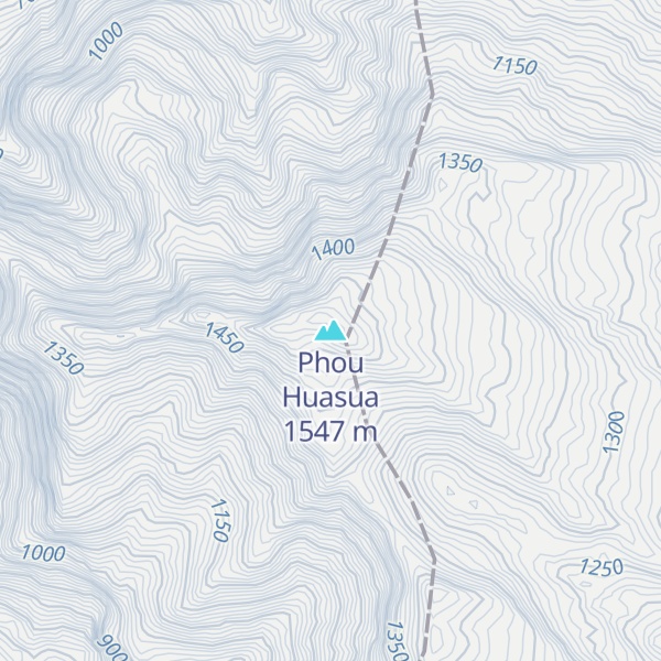 Map of Phou Huasua