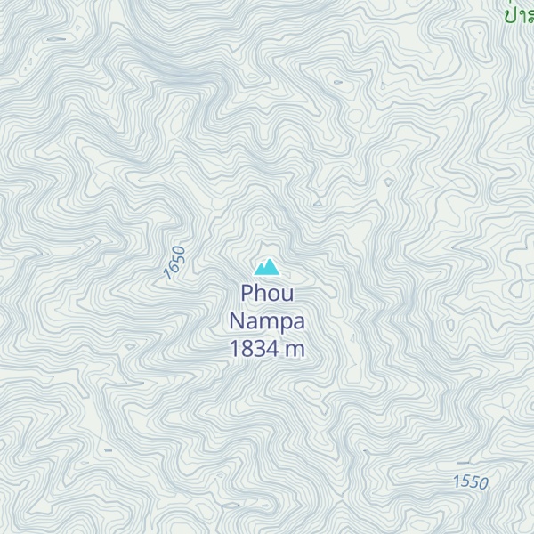 Map of Phou Nampa