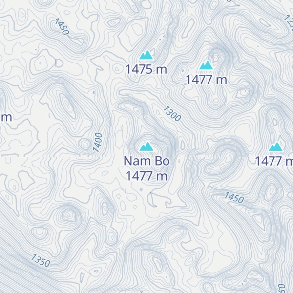 Map of Nam Bo