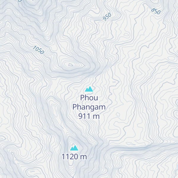 Map of Phou Phangam