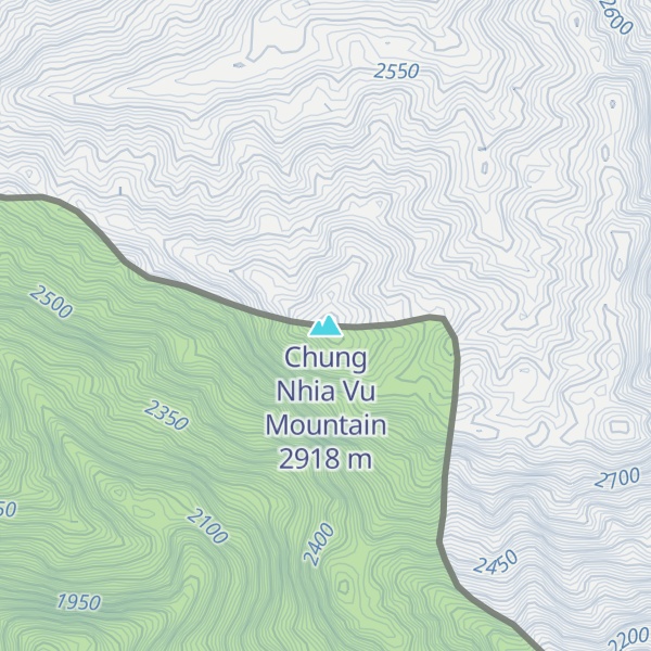 Map of Chung Nhia Vu Mountain