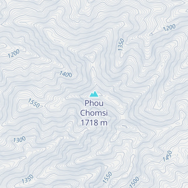 Map of Phou Chomsi