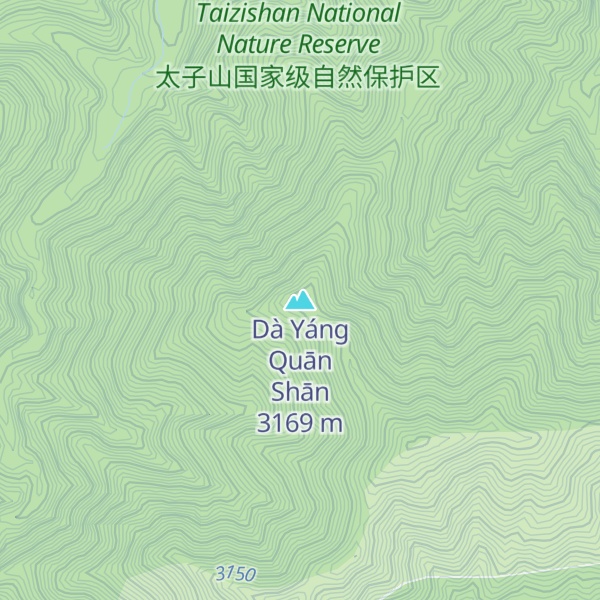 Map of Dà Yáng Quān Shān